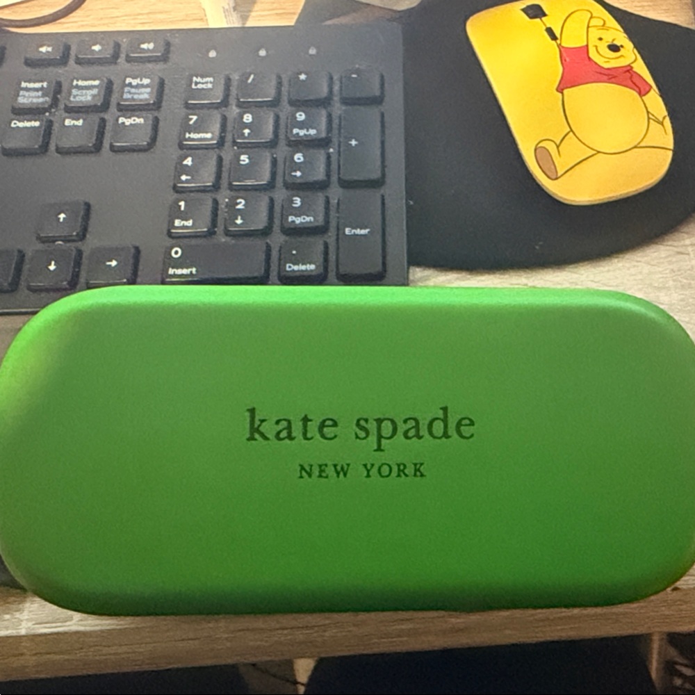 kate spade Clear Translucent Frame Sunglasses wit… - image 2